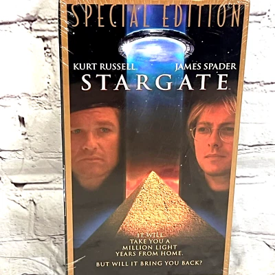 Stargate Special Edition Extra Footage VHS Kurt Russell James Spader Watermarks - Image 1 of 4