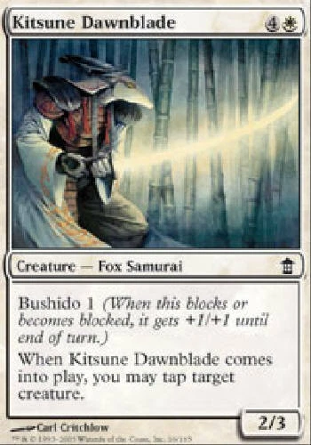 KITSUNE DAWNBLADE Saviors of Kamigawa MTG Magic the Gathering Cards DJMagic - Image 1 of 1