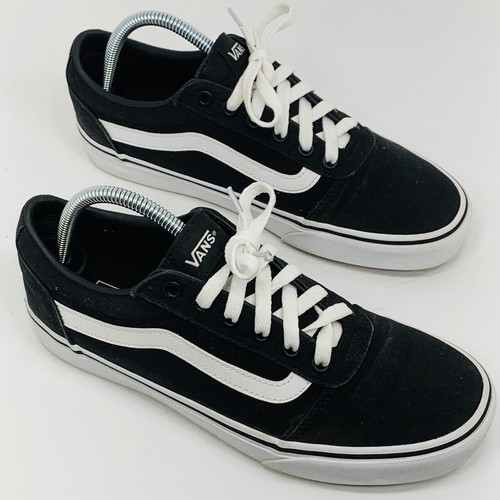 Vans Off The Wall Sneakers Donna 9.5 Nero Tela Scarpe Casual 751505