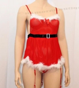 Sexy Lingerie Red Sleepwear Costume set XXL - Picture 1 of 2