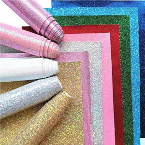 Self Adhesive Diamond Glitter Fabric vinyl Peel and stick Wallpaper Borders DIY - Picture 1 of 15