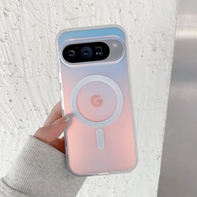 COVER Case custodia Per GOOGLE PIXEL 9A 10/10Pro 10 Pro XL CUSTODIA TPU Magsafe - Immagine 1 di 4