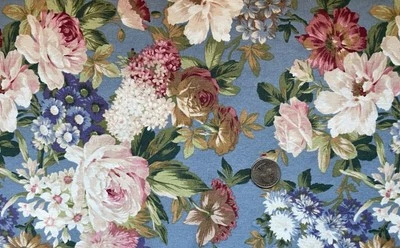 Tecido de colcha GISELLE By MODA qualidade 100% algodão floral vendido pela Fat Quarter - Imagem 1 de 3