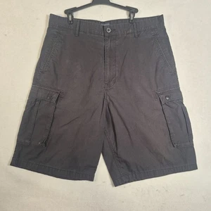 Pantalones Cortos Levi's Para Hombre 36 Negro Algodón Calce Relajado Portador Bolsillos de Carga Utilidad - Imagen 1 de 7
