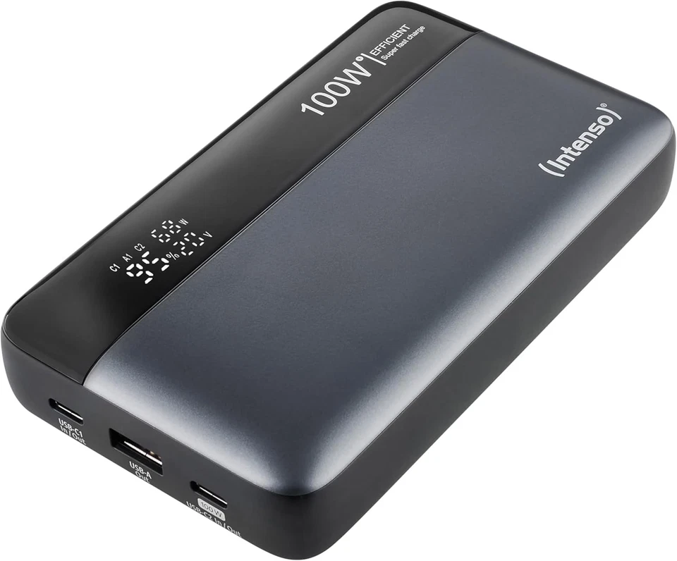 Intenso Powerbank HE20000, externer Akku mit Power Delivery (100W) 20000mAh - Bild 1 von 4