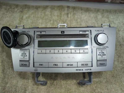 Toyota Solara 2006 2007 2008 radio AM FM MP3 6 discos reproductor de CD 86120-06430 FABRICANTE DE EQUIPOS ORIGINALES Foto 1 de 4