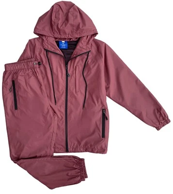 Men’s 2-Piece Jogger Tracksuit Windbreaker Mesh Lined Jogging Suit GYM Set  - Image 1 of 4