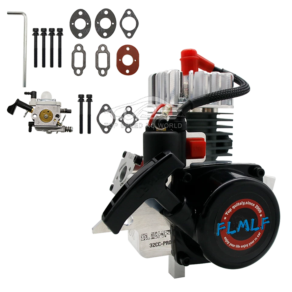 32CC11HP Racing Reed Case Engine With carburettor For 1/5 HPI Baja 5B 5T LOSI FG - Image 1 of 4
