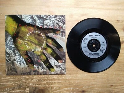 Simple Minds This Is Your Land / Saturday Girl EX 7" Single Vinyl Record SMX4 - Image 1 of 2