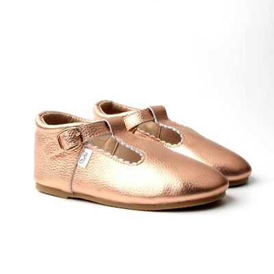 Жесткая подошва ребенка ясельного возраста Мэри Джейн, Baby Tbar обувь, ребенка ясельного возраста мокасины T-бар малышей ясельного возраста - Изображение 1 из 3