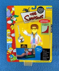 DISCO STU THE SIMPSONS WORLD OF SPRINGFIELD 5" FIGURE PLAYMATES SERIES 9 2002 - Picture 1 of 2