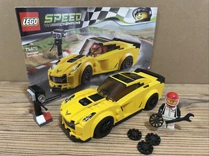 LEGO Speed Champions 75870 Chevrolet Corvette Z06 - Komplett mit Anleitung - Bild 1 von 10