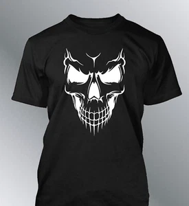Tee shirt Tete de mort homme skull effrayant peur - Bild 1 von 6