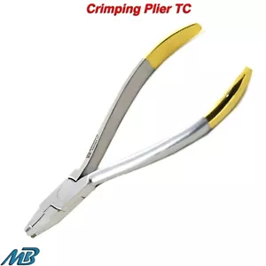 DENTAL HOOK CRIMPING PLIER CRIMPABLE ARCH WIRE PLACEMENT PLIER ORTHODONTIC TOOLS - Picture 1 of 5