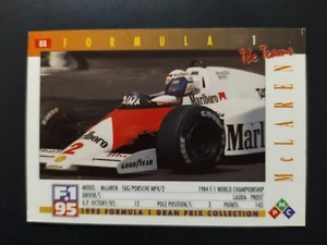 PIEMMECI FORMULA 1 ANNO 1995 TEAM McLAREN n. 88 NEW CARD - Imagen 1 de 2