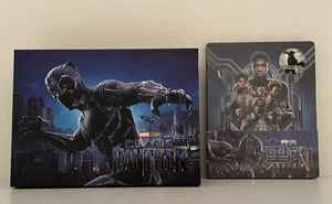 Black Panther Blufans 1/4 Slip + Shoe Box 3D + Bluray - Picture 1 of 13