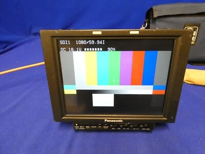 Panasonic BT-LH900AP 9" HD-SDI LCD Monitor w/ 466 Hrs, Porta Brace Case w/Strap - Image 1 of 4