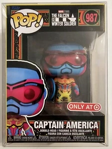 FUNKO POP 987 THE FALCON AND THE WINTER SOLDIER CAPTAIN AMERICA FIGURE TARGET - Picture 1 of 8