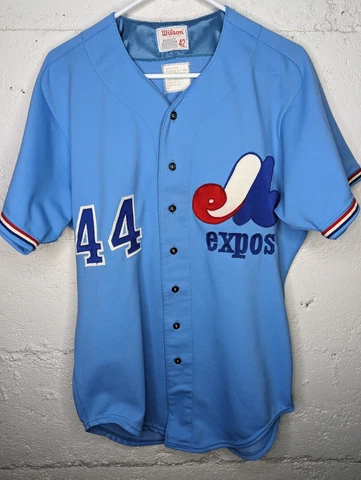 Original Wilson Game Used Authentic Montreal Expos Bobby Ramos Road Jersey 42 Cover