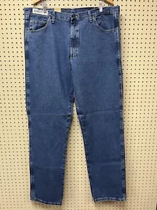 New 40x36 Wrangler Men's Rugged Wear Relaxed Fit Denim Jeans *Fade Line - Picture 1 of 11