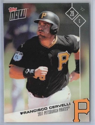 2017 Topps Now #OD-354 Francisco Cervelli Pittsburgh Pirates - Image 1 of 2