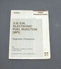 1991 Wrangler Dynasty 3.3L 3.8L EFI Factory Original Service Repair Manual  #H8