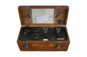 Vintage Leeds & Northrup Portable Precision Potentiometer Oak Case 21" - Picture 1 of 13