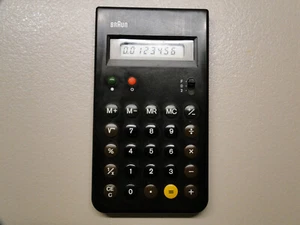 Vintage Rare Braun AG ET55 Model/type 4835 871-B Calculator Made In Japan - Picture 1 of 7