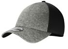 New Era 39THIRTY Shadow Heather Flex Mesh Structured Stretch Hat Blank Cap