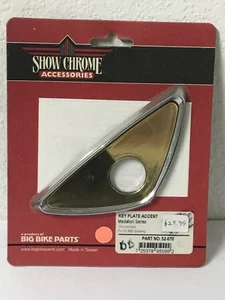 HONDA GL1800 KEY PLATE ACCENT (MEDALLION SERIES) SHOW CHROME 52-670 - Bild 1 von 2