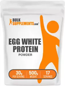 BulkSupplements Egg White Protein Powder - 30g Per Serving - Picture 1 of 10