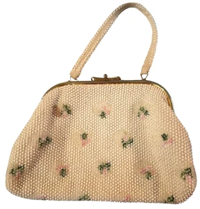 LaRegale Ltd Vintage 1950's Beaded Purse Handbag Retro Vintage - Picture 1 of 4
