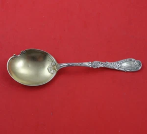 La Rocaille by Reed and Barton Sterling Silver Preserve Spoon GW w/ Fluted Side - Picture 1 of 3