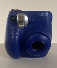 FUJIFILM Instax Mini 7S Blue Instant Film Camera TESTED WORKS - missing eyecup