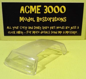 Dinky 158 Rolls Royce Silver Shadow Reproduction Repro Plastic Window Unit - Picture 1 of 2