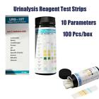 10 Parameters Urine Analysis Strips 100Pcs - Leukocytes Nitrite Protein pH Blood