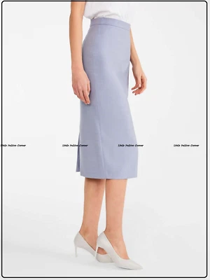 PVP €399✨Sartory MAX MARA Falda de Lana Virgen USA12_IT46_ DE42_UK14_FR44 Foto 1 de 4