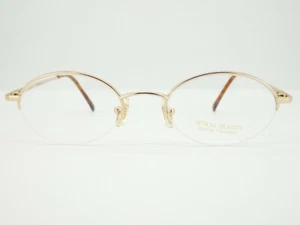 Designer Eyeglasses Brille Halbrand Federbügel goggles SUNOPTIC 74 - 49/20/135 - Picture 1 of 33