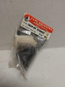 Vintage Carl Goldberg Snap On Spinner Black 1 1/2" NOS - Picture 1 of 2