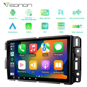 For GMC Savana 2008-2019 Android 13 8Core Car Stereo Radio CarPlay Navigation 4G - Picture 1 of 35