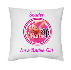 Barbie Personalised Pillow Cushion Cover Only Perfect Gift