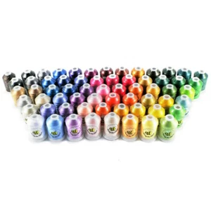 Maschinenstickgarne in Brother Farben Polyester 1000m Spulen - Bild 1 von 77