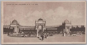 Mini postal Court of the Universe PPIE, 1915 San Francisco Expo, Ghirardelli - Imagen 1 de 2