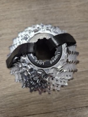 Microshift 11 Speed Road Cassette 11-25t Chrome Plated New - Image 1 of 3