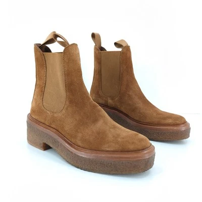 Botas Chelsea Loeffler Randall Mujer 5.5 Raquel Marrón Plataforma Gamuza NUEVAS DEFECTUOSAS Foto 1 de 4