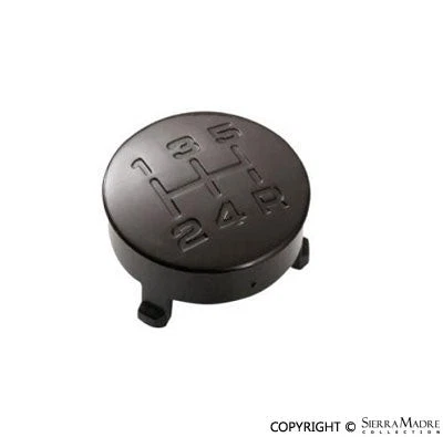 Porsche Shift Knob Cap - black - 944 83-91  944-424-075-00 94442407500 - Image 1 of 1