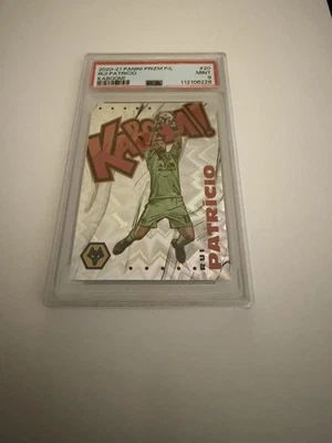 2020 Panini Prizm Premier League Rui Patricio - KABOOM! PSA 9 - Image 1 of 2