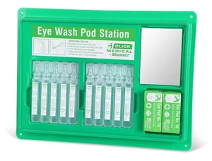 Sterile Eye Pod Waschstation & 10 x 20ml Kochsalzlösung Augenkapseln oder Ersatzkapseln - Bild 1 von 3