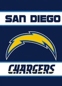 San Diego Chargers 12x8 Metal Sign NFL Football Wall Decor - Image 1 of 1
