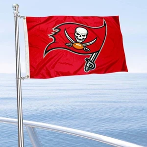 Tampa Bay Buccaneers Small Mini Boat and Cart Flag - Picture 1 of 6